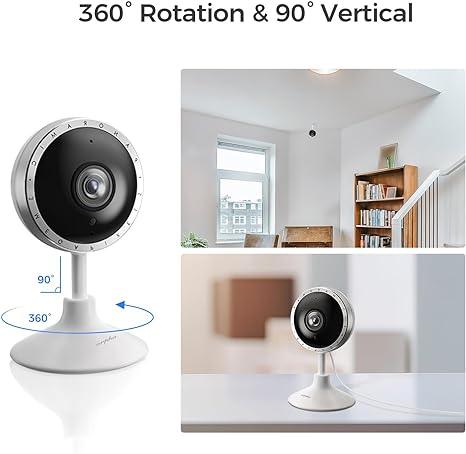 Arpha P160 Security Camera 2K WiFi PIR Human Detection Sound Detection, Two-Way Talk, Support TF Card & Cloud Storage - Image 6