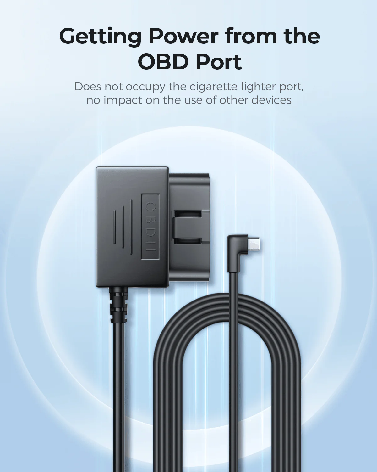AZDOME OBD Hardwire Kit Type C Port, Support Parking Mode, 11FT 12V-24V to 5V for M300S M550 M660 GS63H Pro PG17 Dash Cam - Image 4